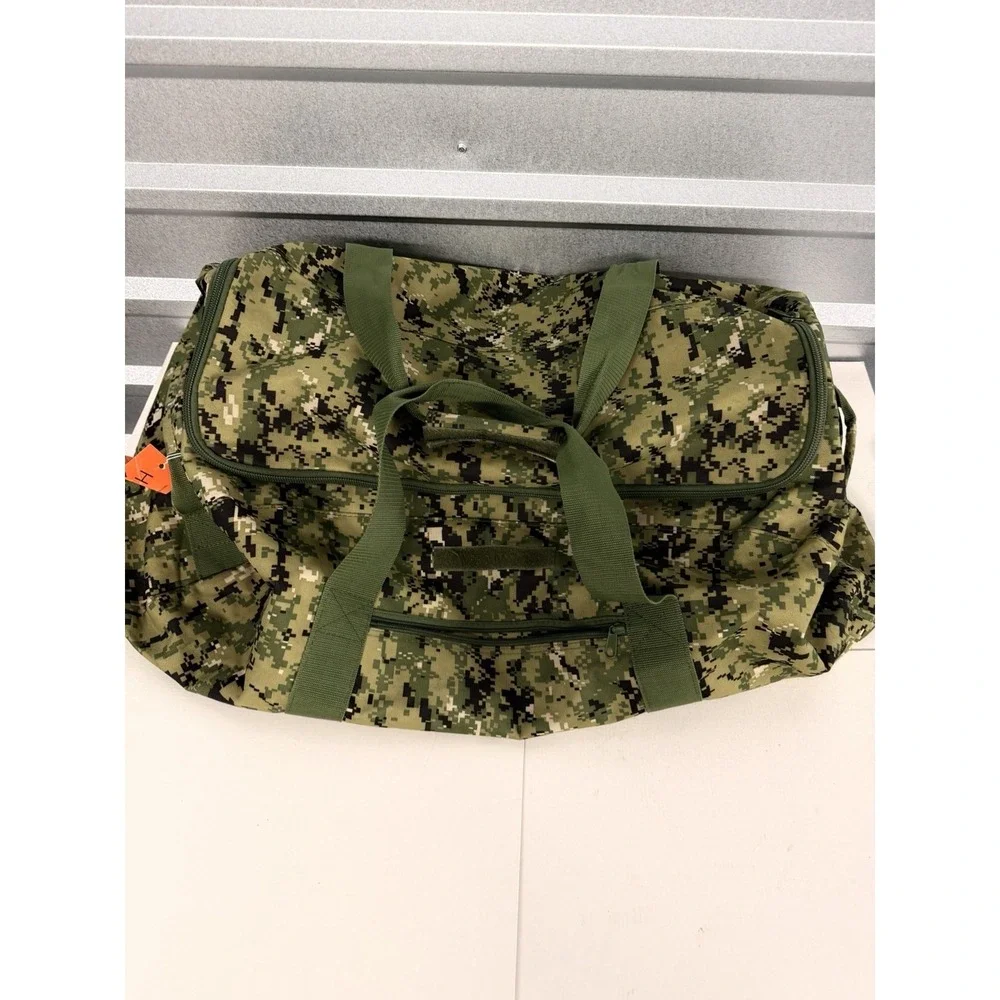 US Navy NWU Digital Woodland Camo Large Deployment Duffel Bag USN